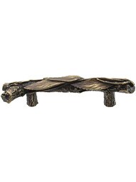 Leafy Branch Drawer Pull - Left Hand - 3" Center-to-Center